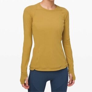 Lululemon Runderful Long Sleeve Tee Athletic in Grape Leaf Size 8